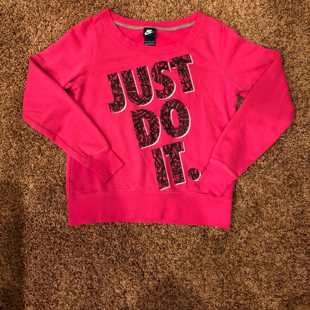 Nike just do it crew neck sweatshirt